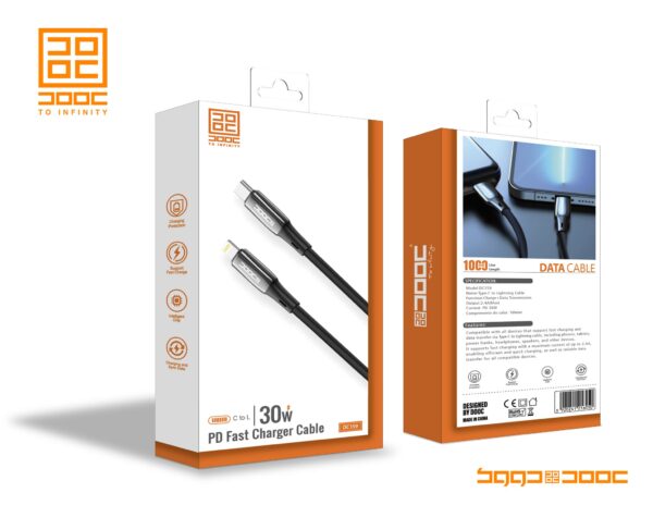 کابل شارژ Type-c to Lightning دووک مدل DOOC DC159