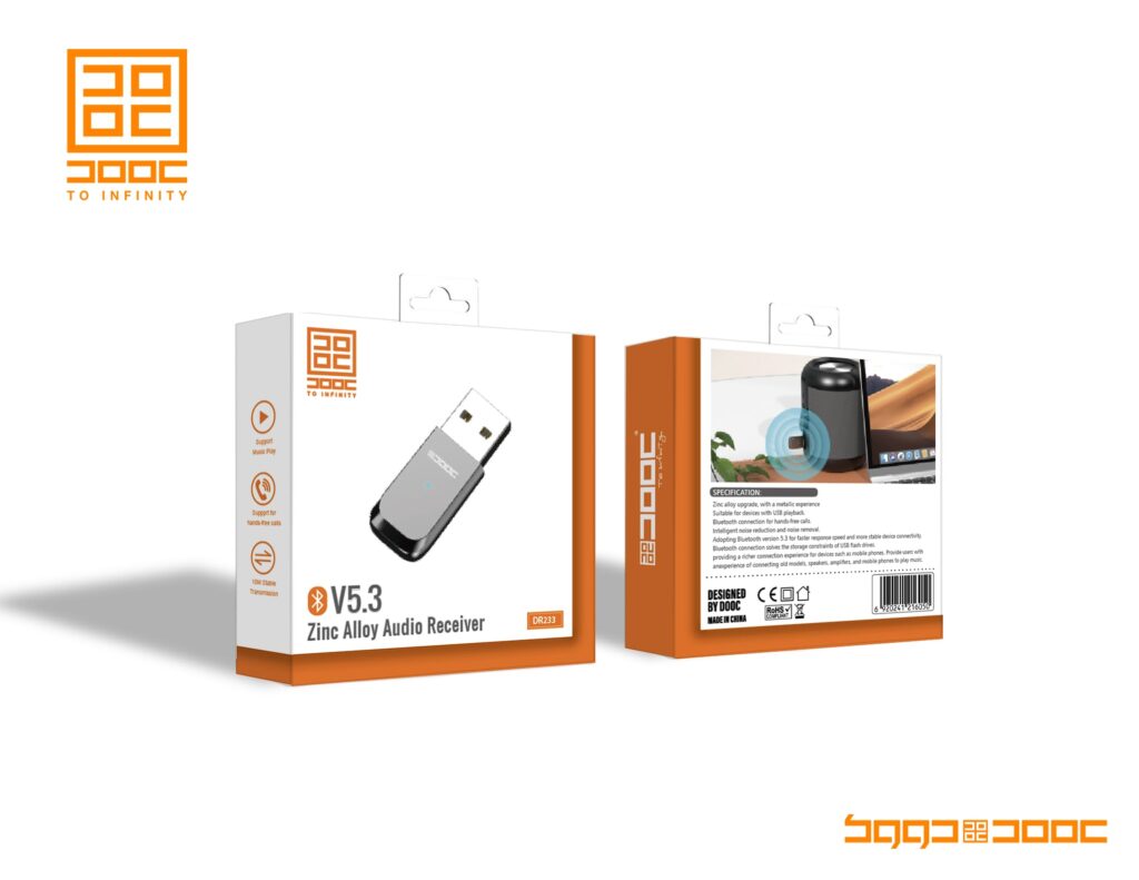 گیرنده بلوتوث دووک مدل DOOC DR233