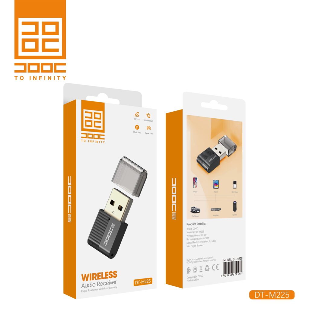 گیرنده بلوتوثی دووک مدل DOOC DT-M225
